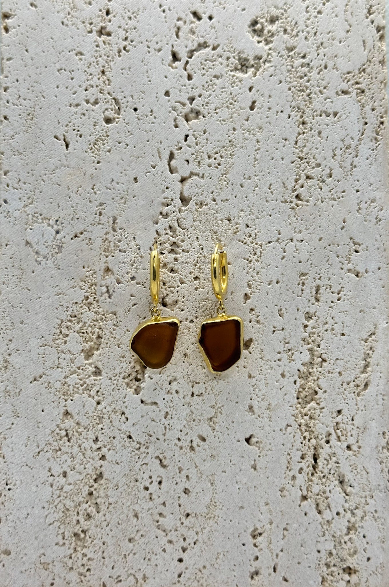 SEAGLASS Earring | Brown