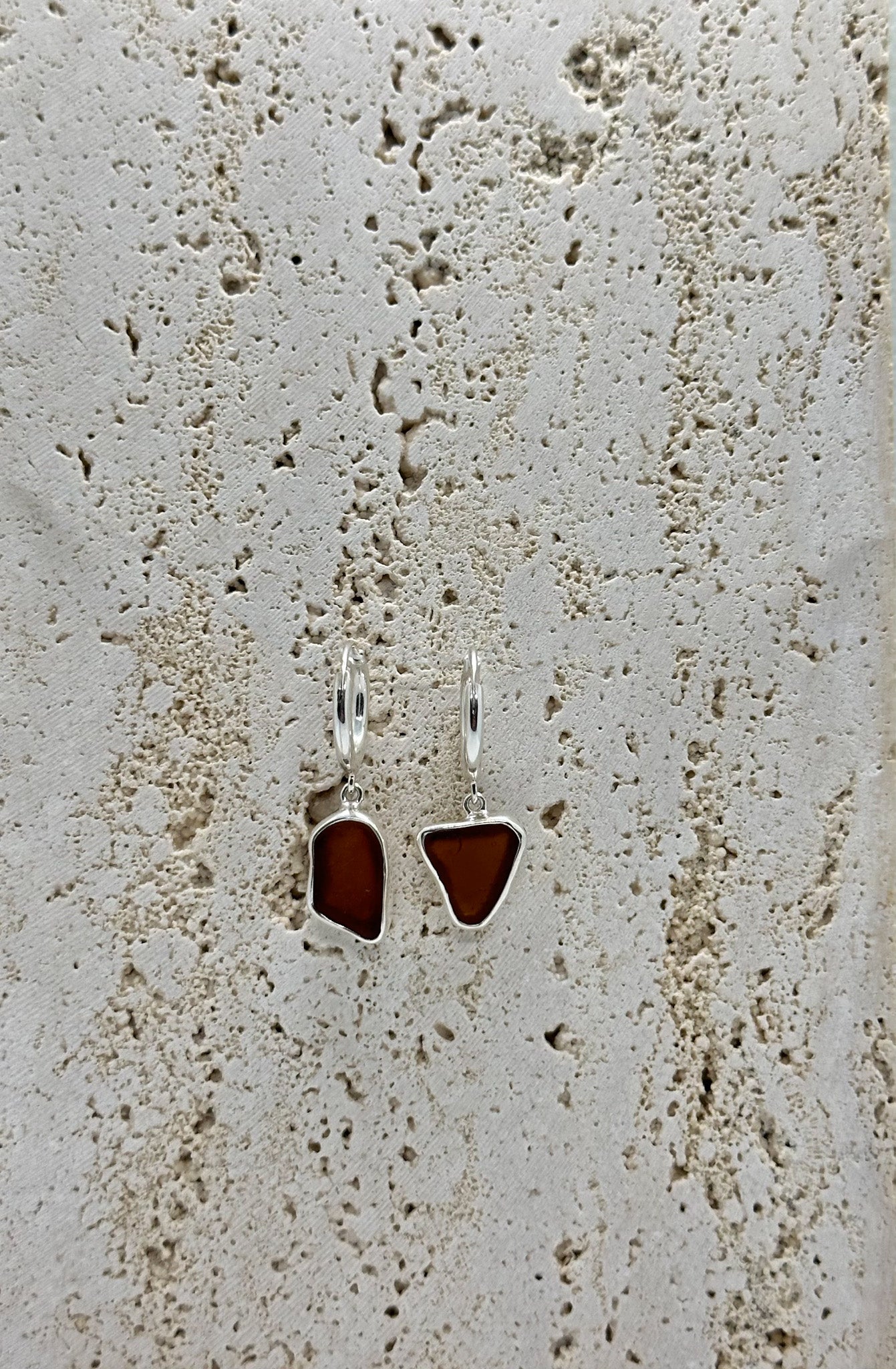 SEAGLASS Earring | Brown